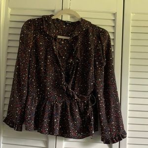 3/$15 Starry Madewell Wrap Top